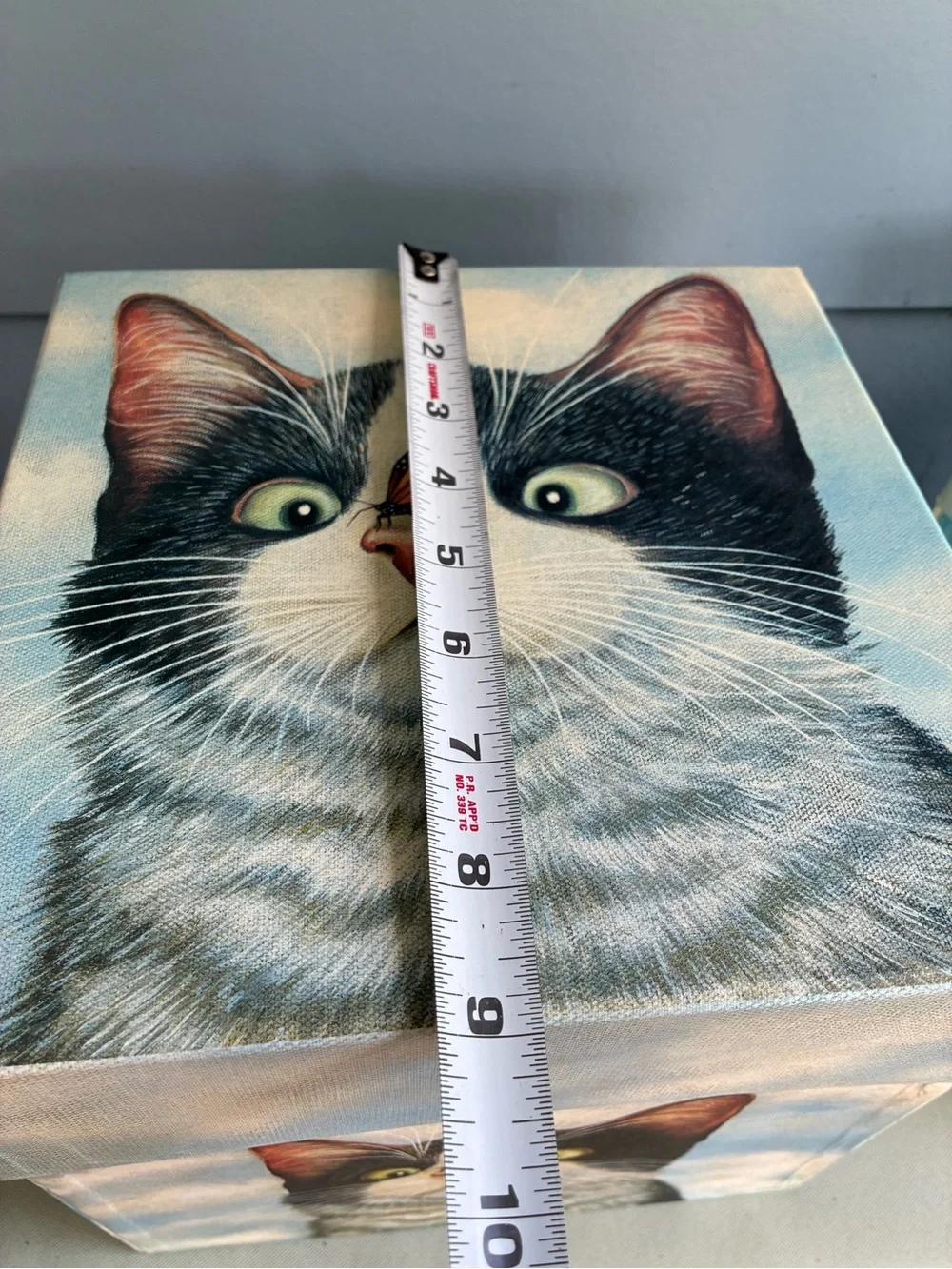 🐾 Set of 3 Vintage Bob’s Boxes – Tuxedo Cat & Ladybug Nesting Boxes